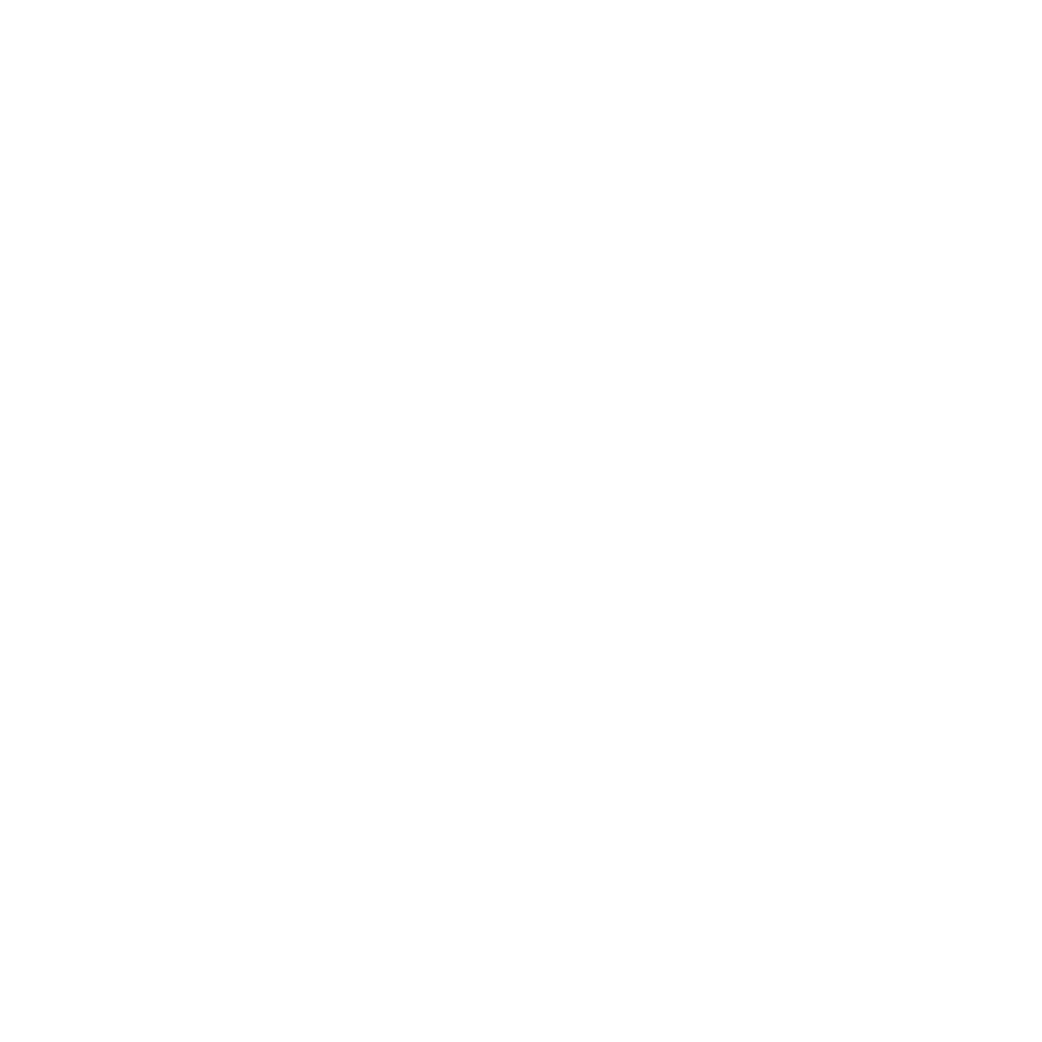 nonroundwhite-06 White silhouette of a turkey with a large fanned tail.