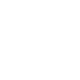 nonroundwhite-07 White silhouette of a rabbit sitting on a green background.