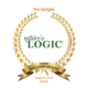 Nature's Logic logo encircled by a gold laurel wreath with a ribbon reading '2020 Vanguard Awards' and 'Legume-Free Foods'.