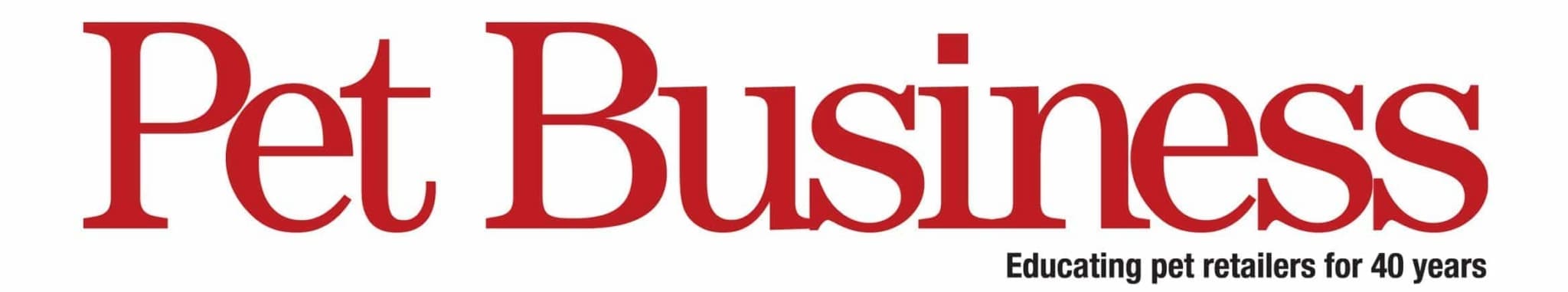 PetBusiness Pet Business logo in red with the tagline Educating pet retailers for 40 years.