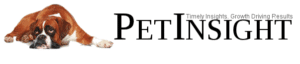 pet-logo PetInsight Logo with Boxer lying down next to the text 'timely insights, growth driving results'.
