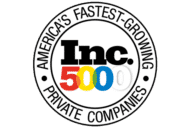 inc5 Circular Inc. 500 logo with "Inc. 500" in the center and "America's Fastest-Growing Private Companies" around the border.