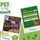 Bob, a long haired tabby cat pictured with Nature's Logic Rabbit Meal Feast is pet of the month.