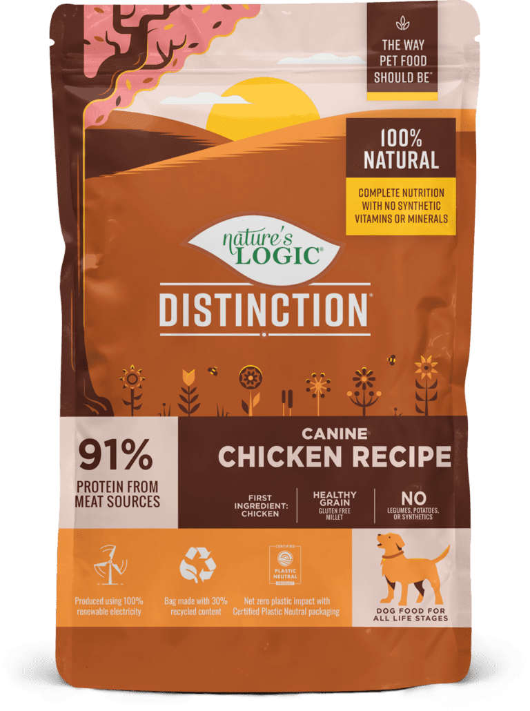 Nature's Logic Distinction Canine Chicken Recipe bag Nature's Logic Distinction Canine Chicken Recipe bag.
