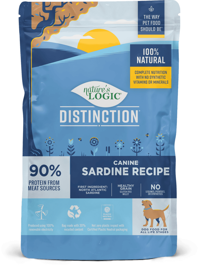 Nature's Logic Distinction Canine Sardine Recipe bag. Nature's Logic Distinction Canine Sardine Recipe bag.