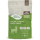 Feline Turkey Feast package with cat silhouette; green/white, grain-free, omega-rich.