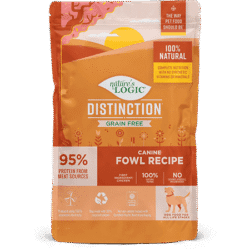 Nature's Logic Distinction Grain Free Fowl Recipe bag.