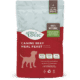 "Farm-raised beef," "Complete meal," "1 LB," "Made in USA," "No preservatives.