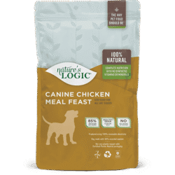Nature's Logic Canine Chicken Meal Feast: 100% natural, 85% animal protein, healthy grains, no peas, potatoes, or synthetics.