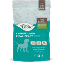 Nature's Logic Canine Lamb Meal Feast dry dog food kibble.