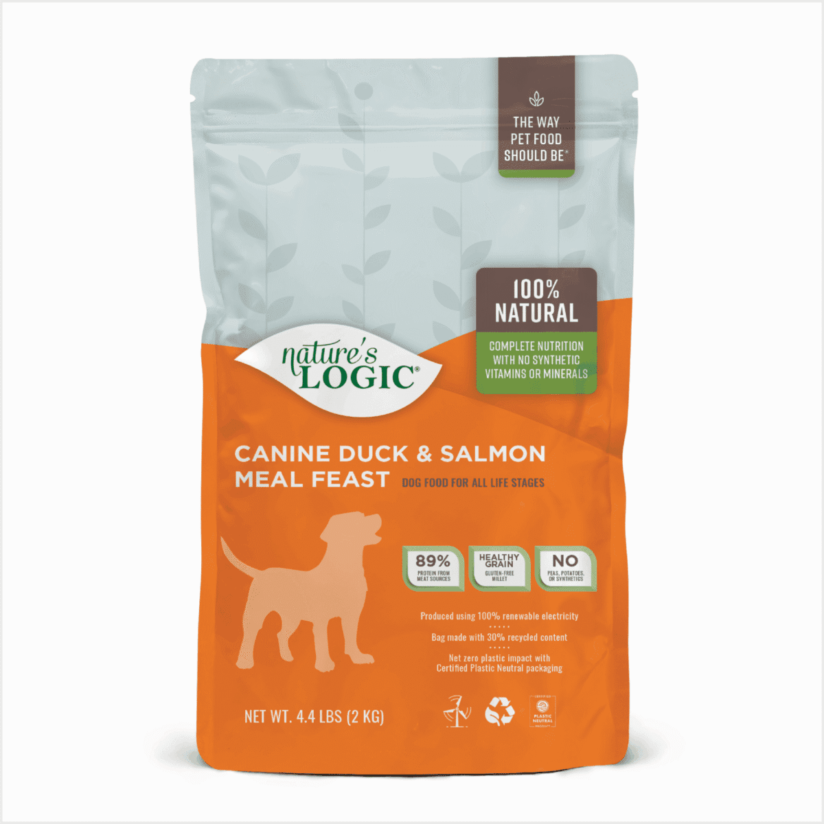 Duck & Salmon Dry Dog Food | Natural Dog Kibble | Nature's Logic