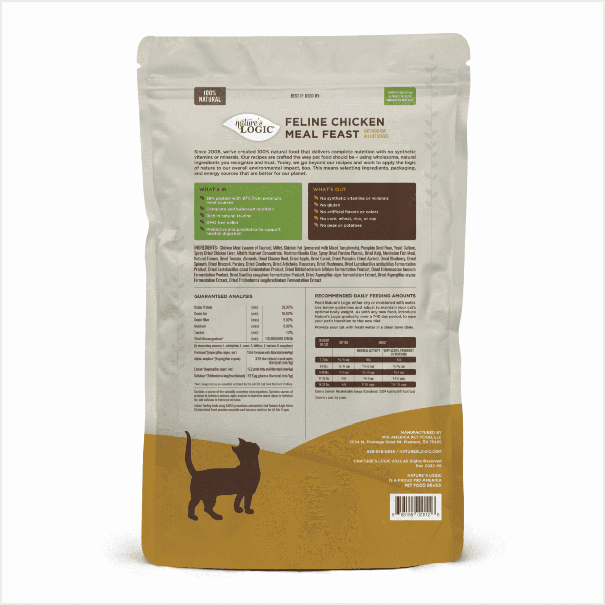 Chicken Meal Cat Food | Feline Food | Nature's Logic