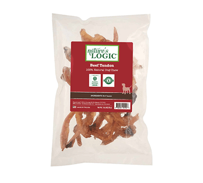 Clear plastic bag containing orange shrimp crackers with a red label.